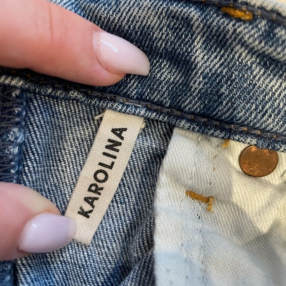 Grlfrnd Karolina distressed denim - Picture 9 of 12